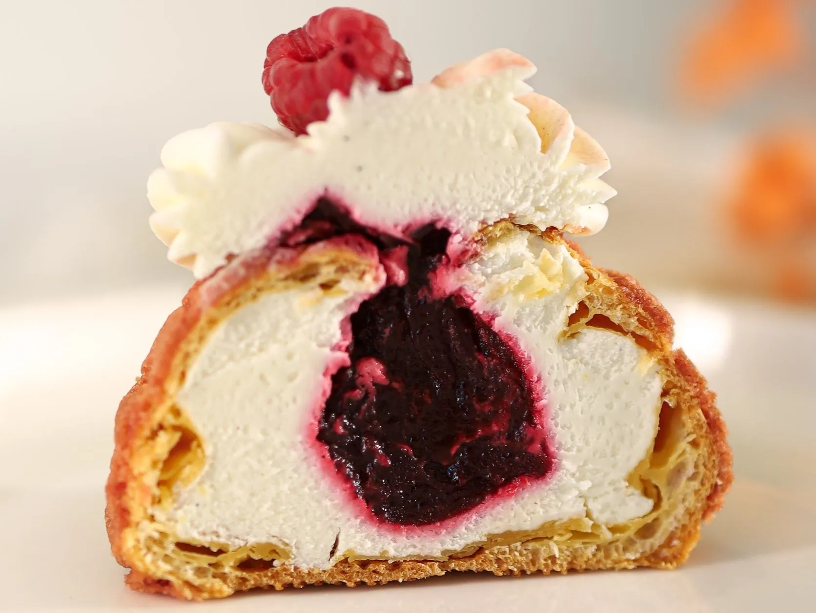 Signature Vanilla Raspberry Choux