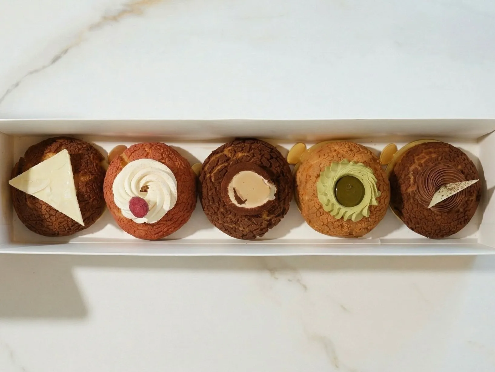 Cravings Choux Box – 5 Flavours (4 + 1 Free)