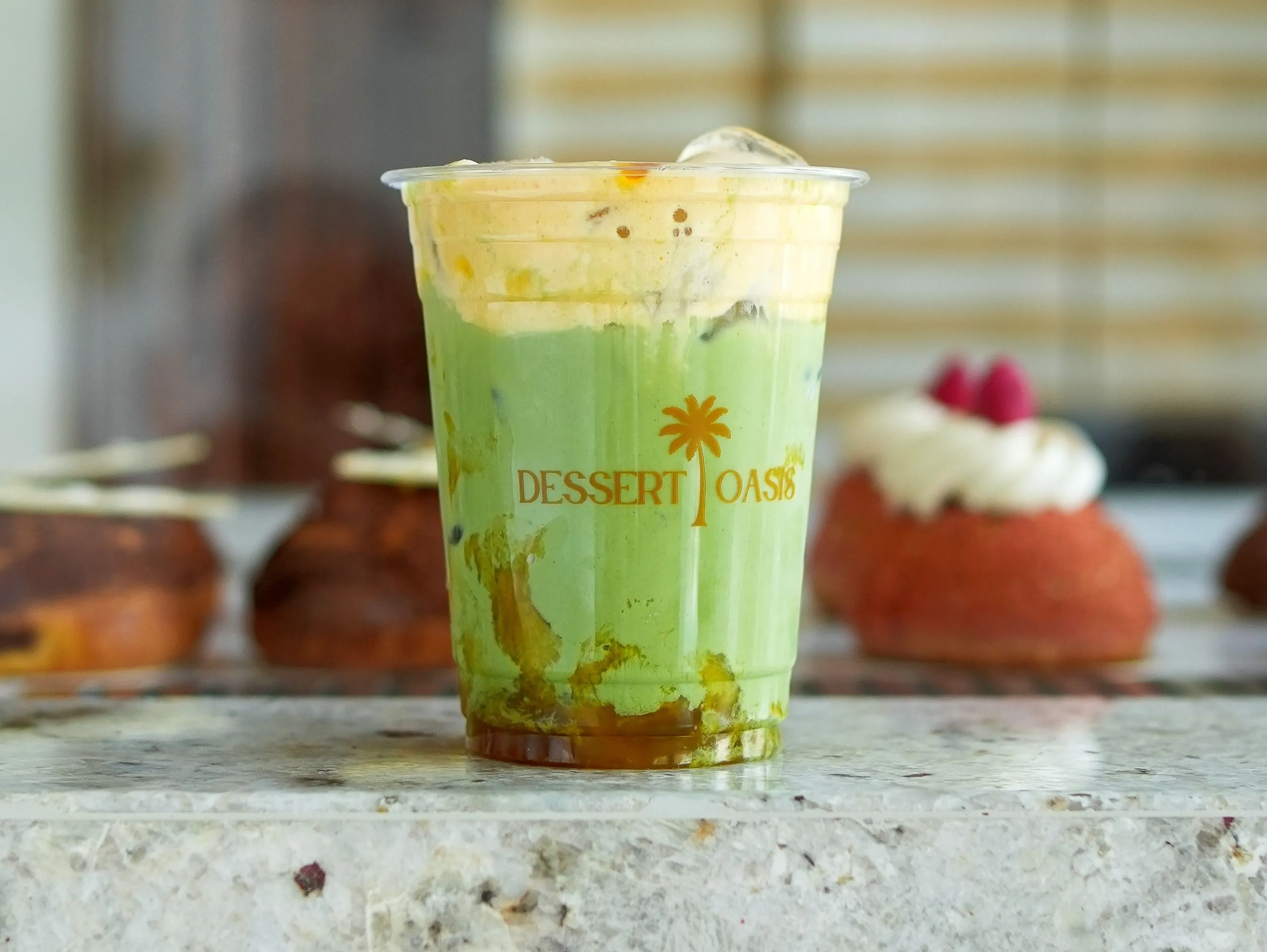 Mango Iced Matcha