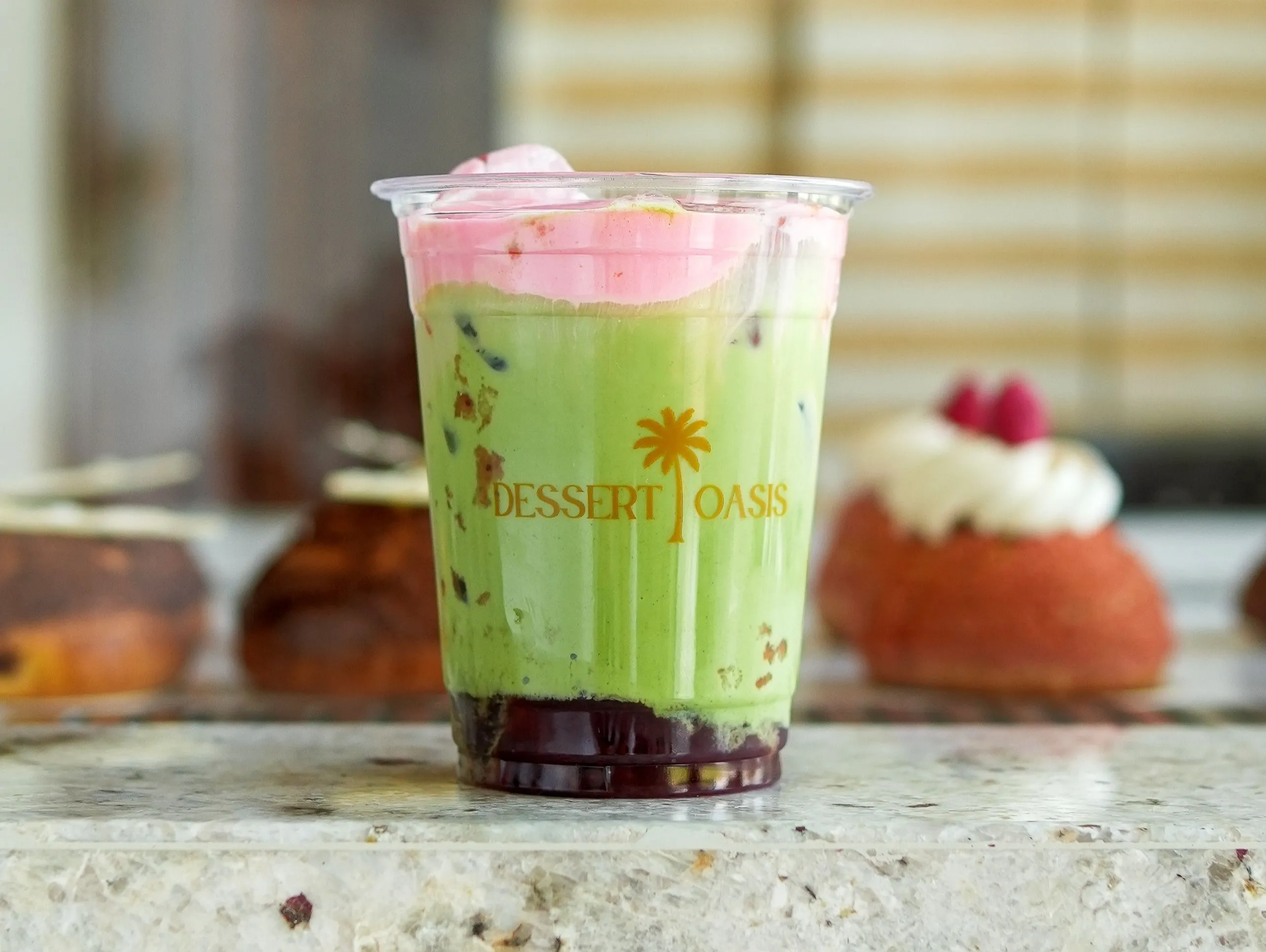 Strawberry Iced Matcha