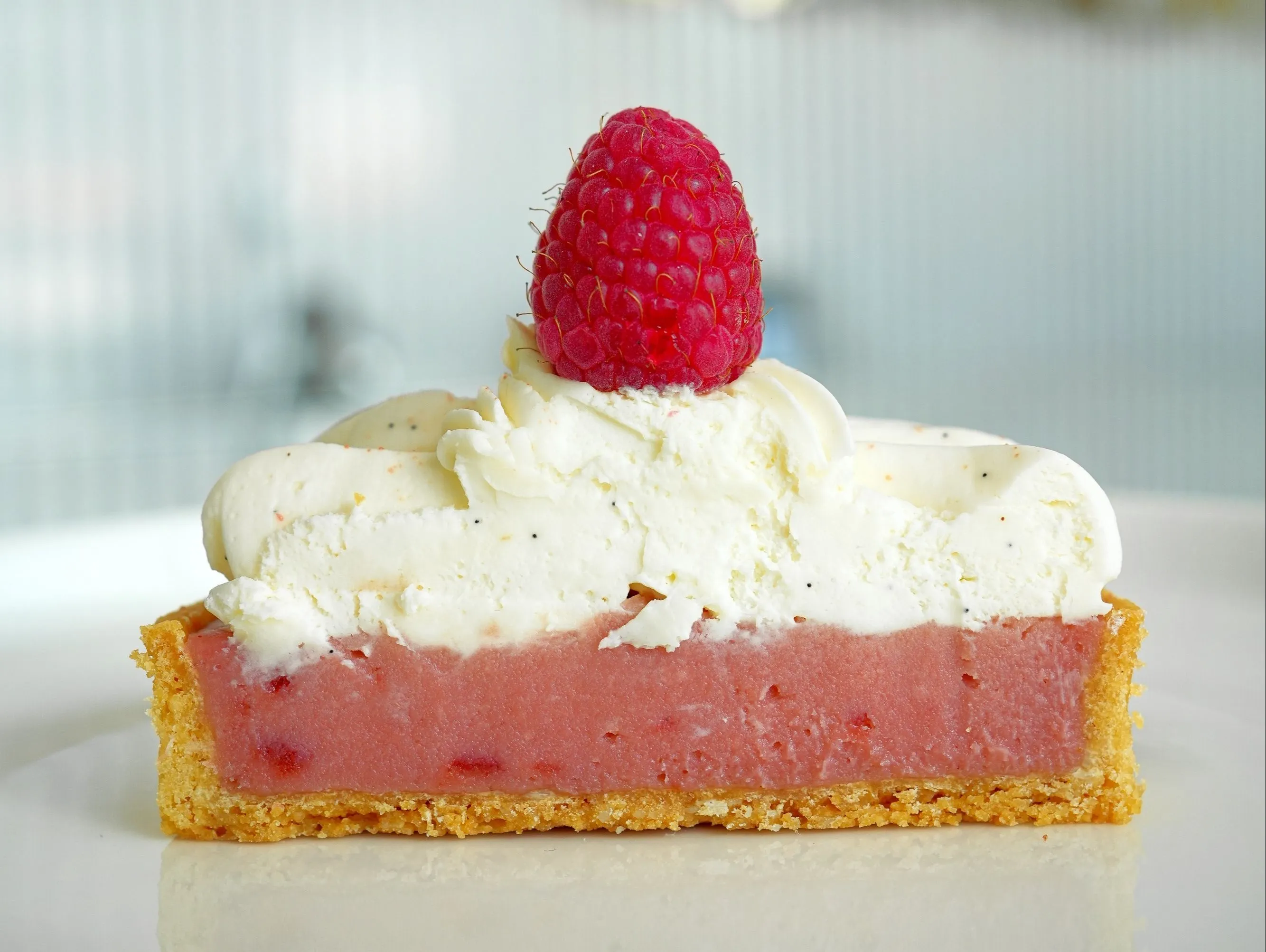 Vanilla Raspberry Tart