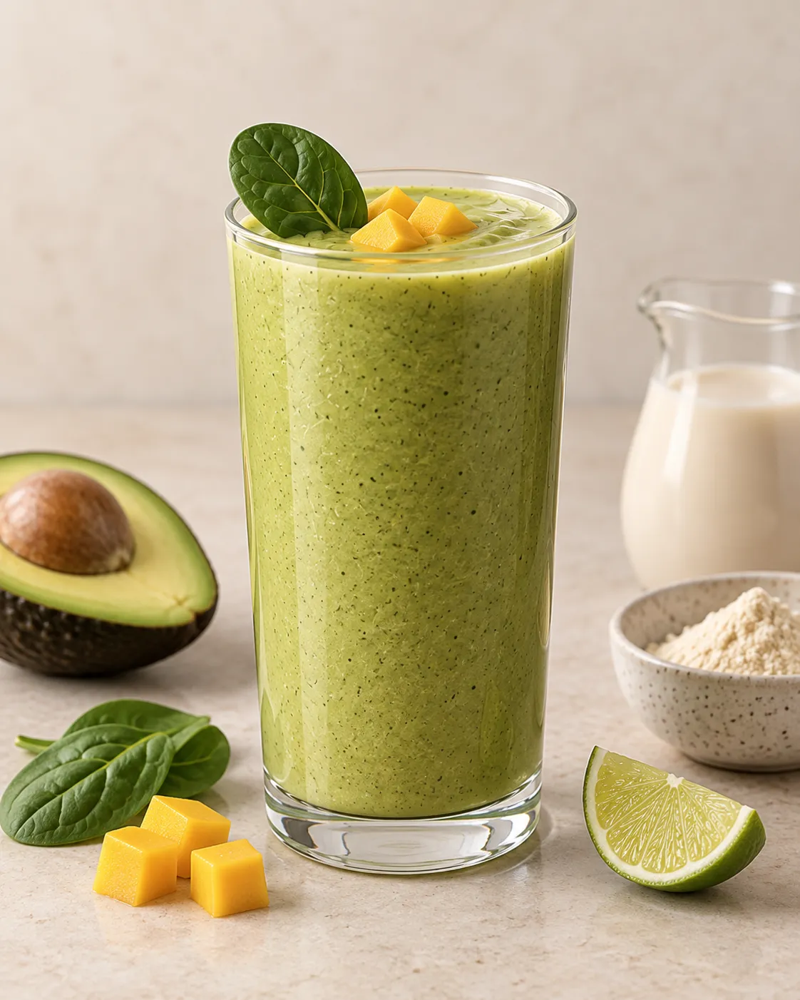 High Protein Green Detox Smoothie
