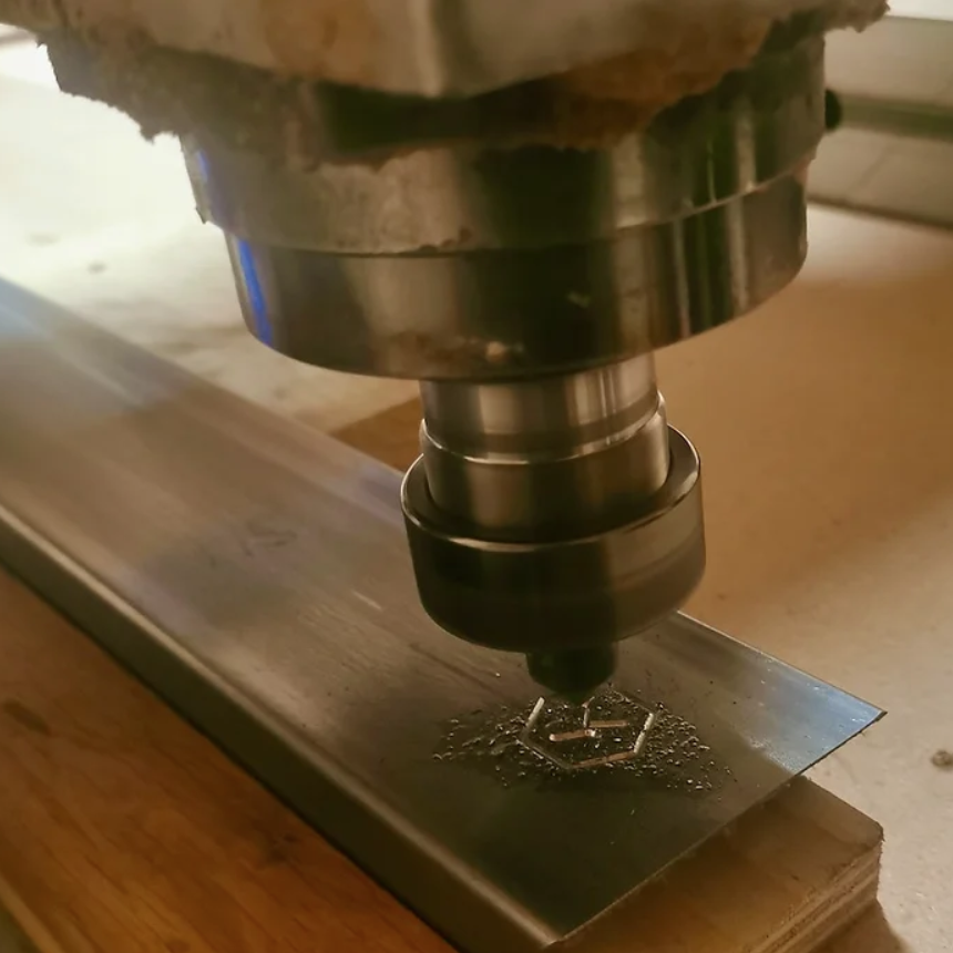 Bespoke metalwork table leg fabrication