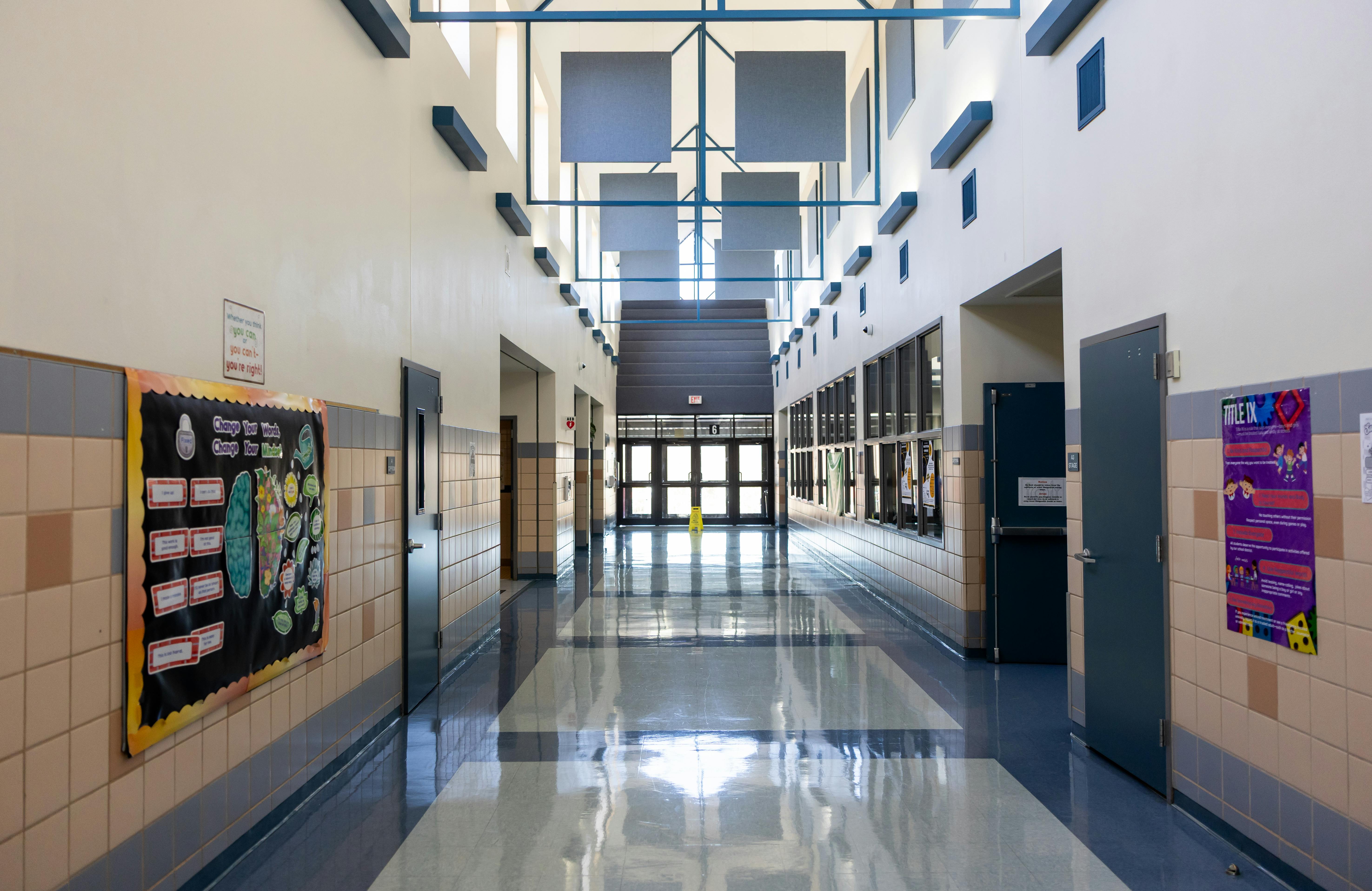 High-end modern lobby