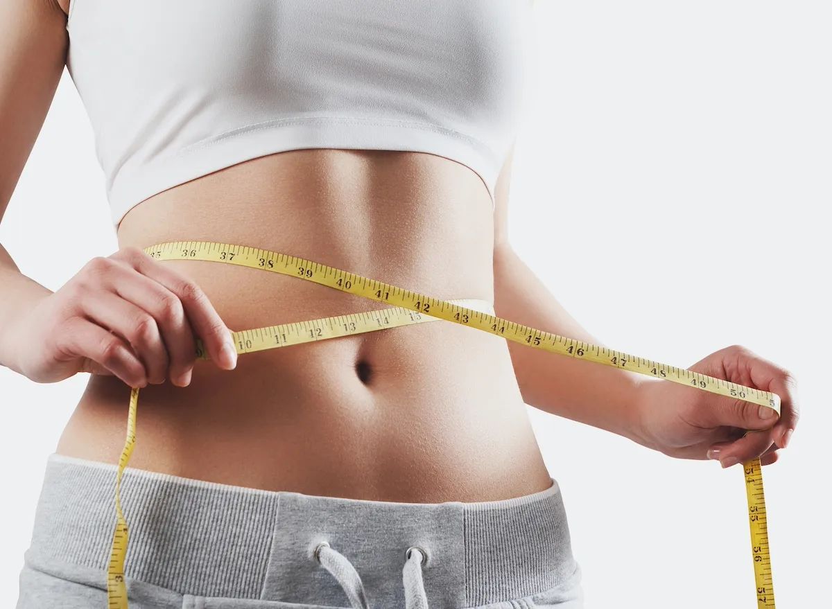 image of a waist with tape measure
