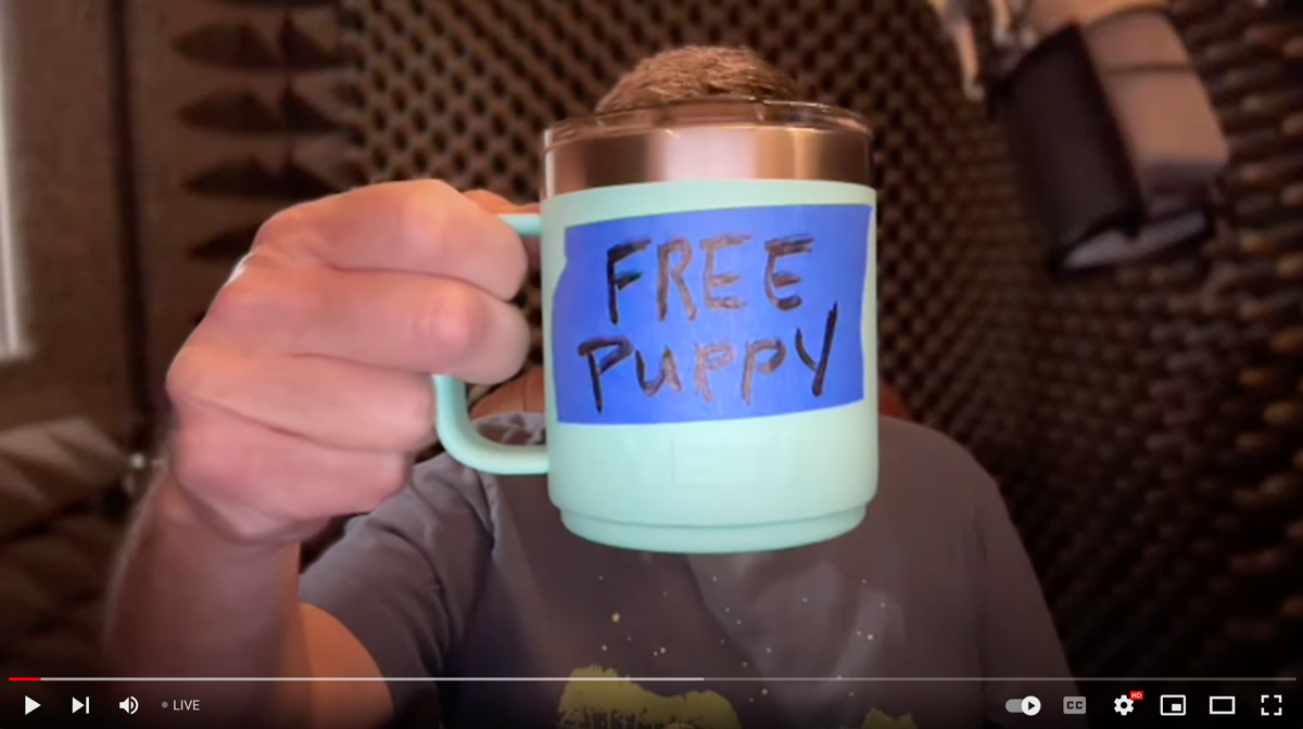 Voice over free puppy syndrome