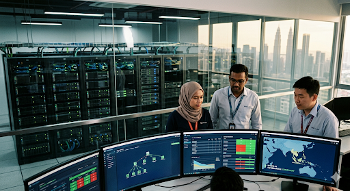 The IT team provides an IT audit on the trail that each piece of data is transferred to check on integrity