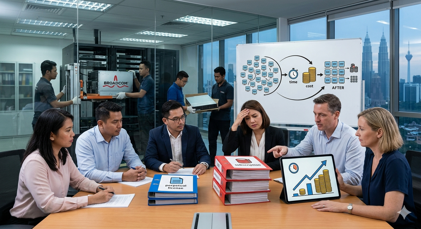 The rising price for implementing VMware Migration caused distortion in business planning