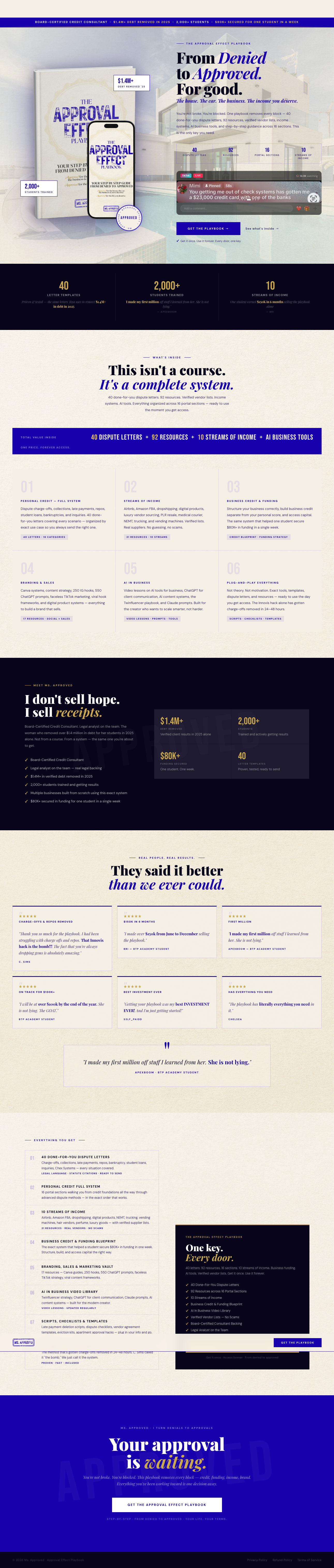 Approval Effect Playbook