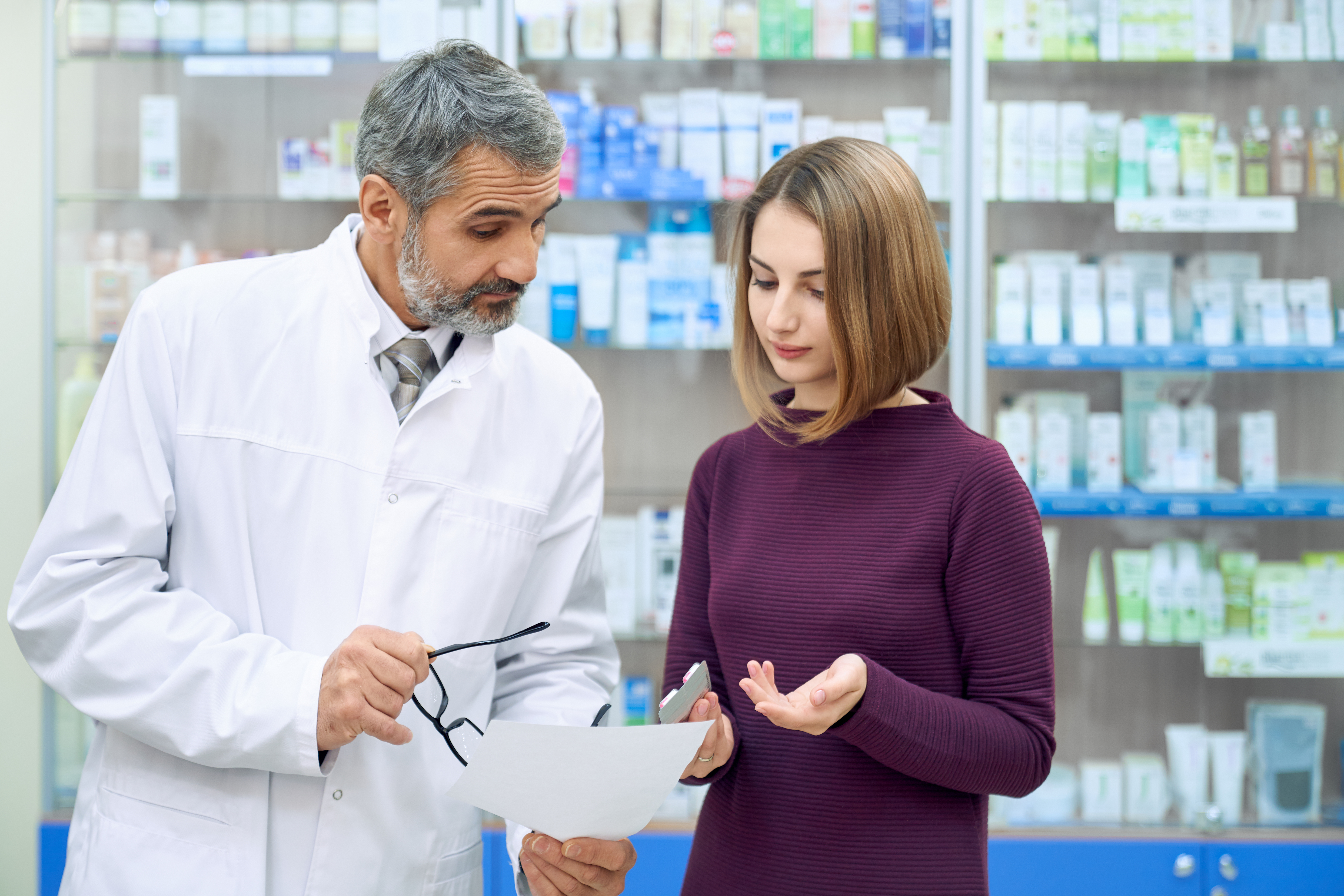 Professional pharmacy consultation