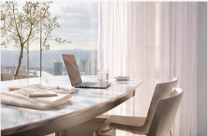 Elevated founder workspace
