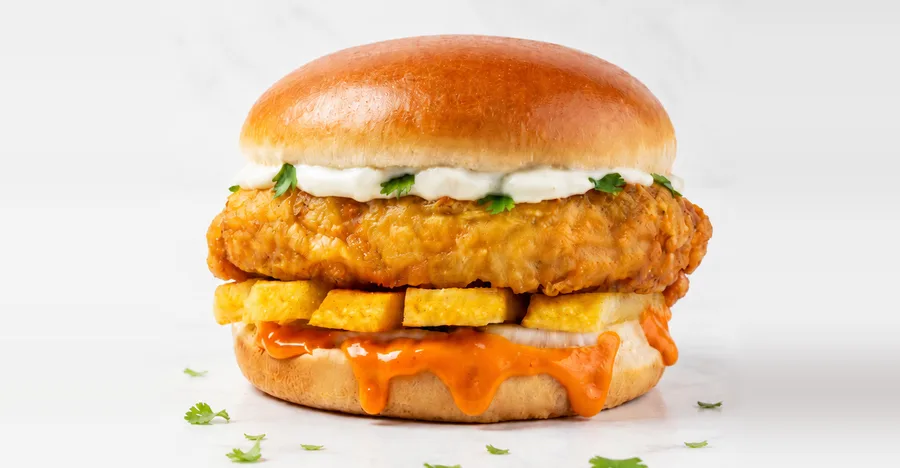 Fish Butty with fried fish, CHIPZ and signature sauces