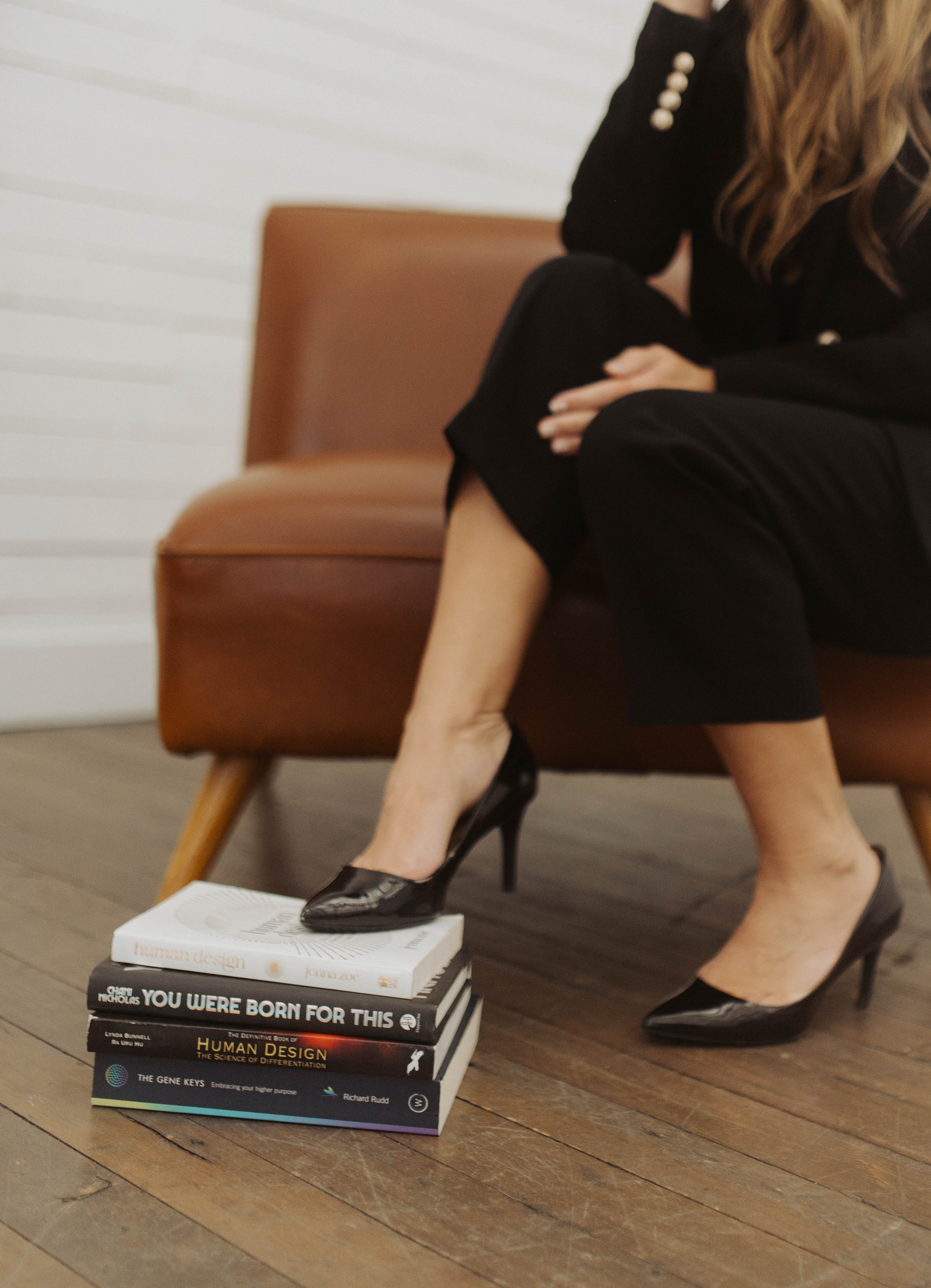 Andie Thueson with Human Design books
