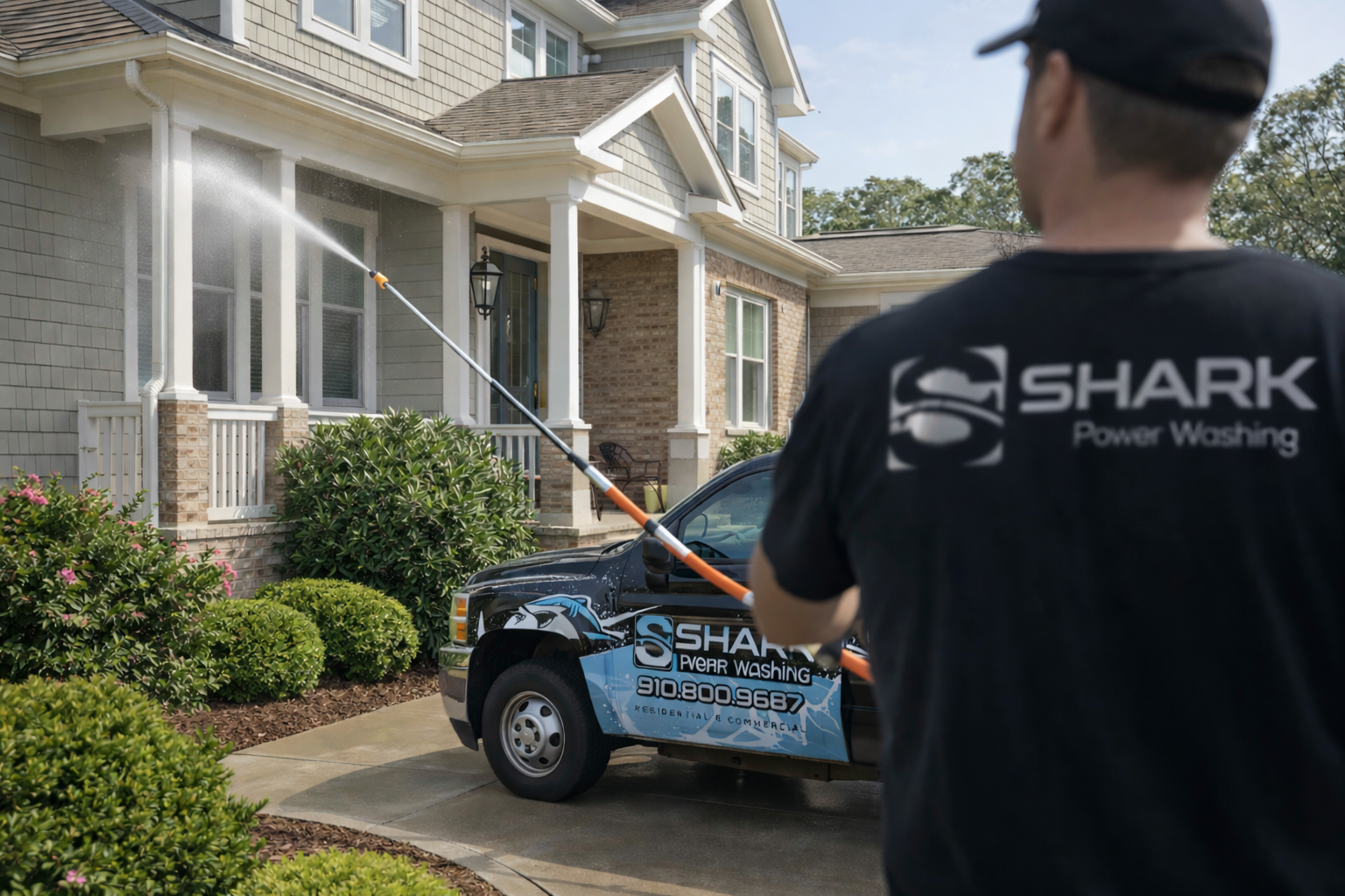 House exterior cleaning