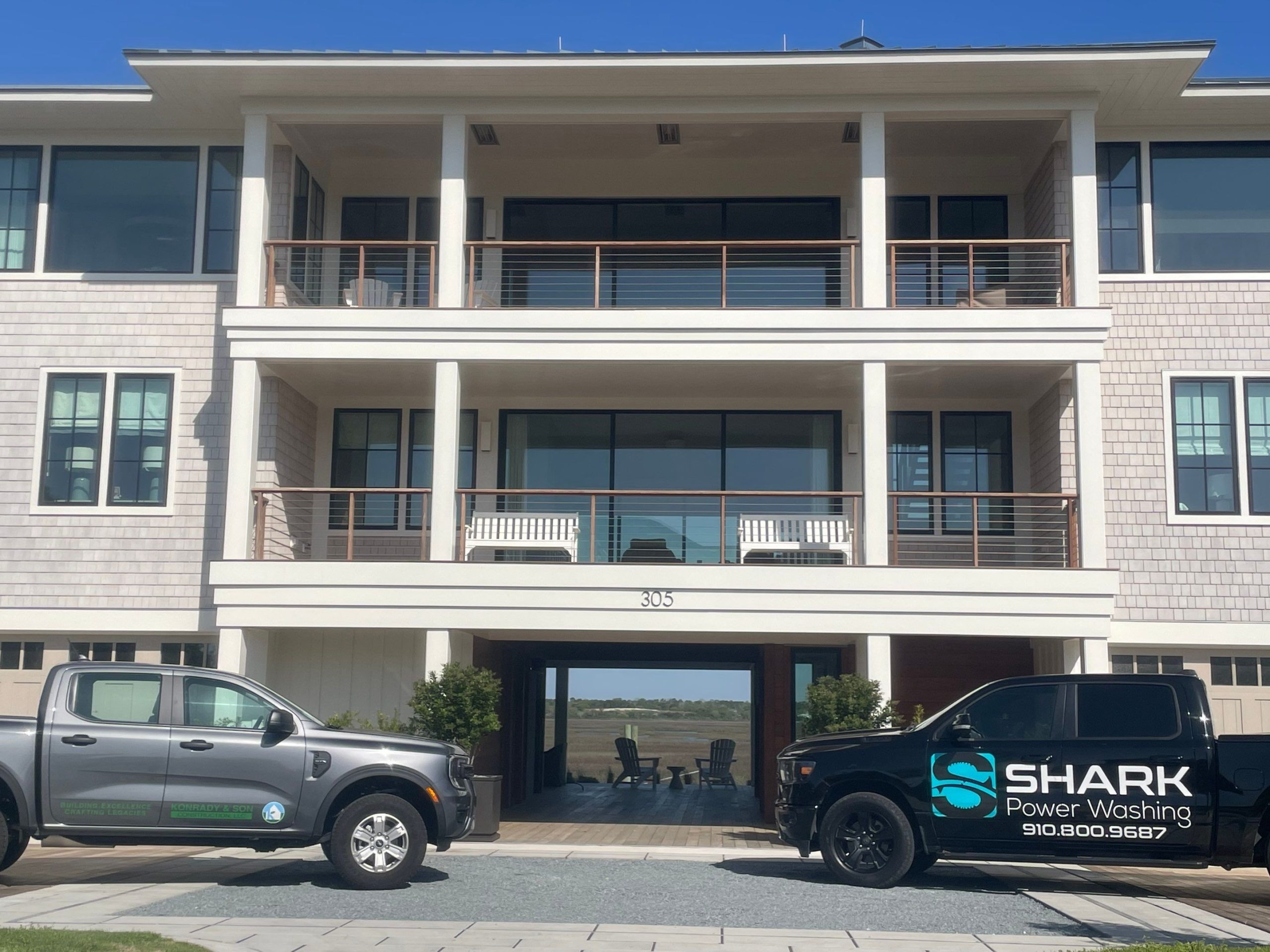 House washing process