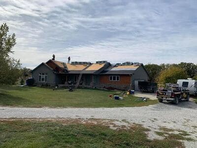 Storm damage inspection in Omaha