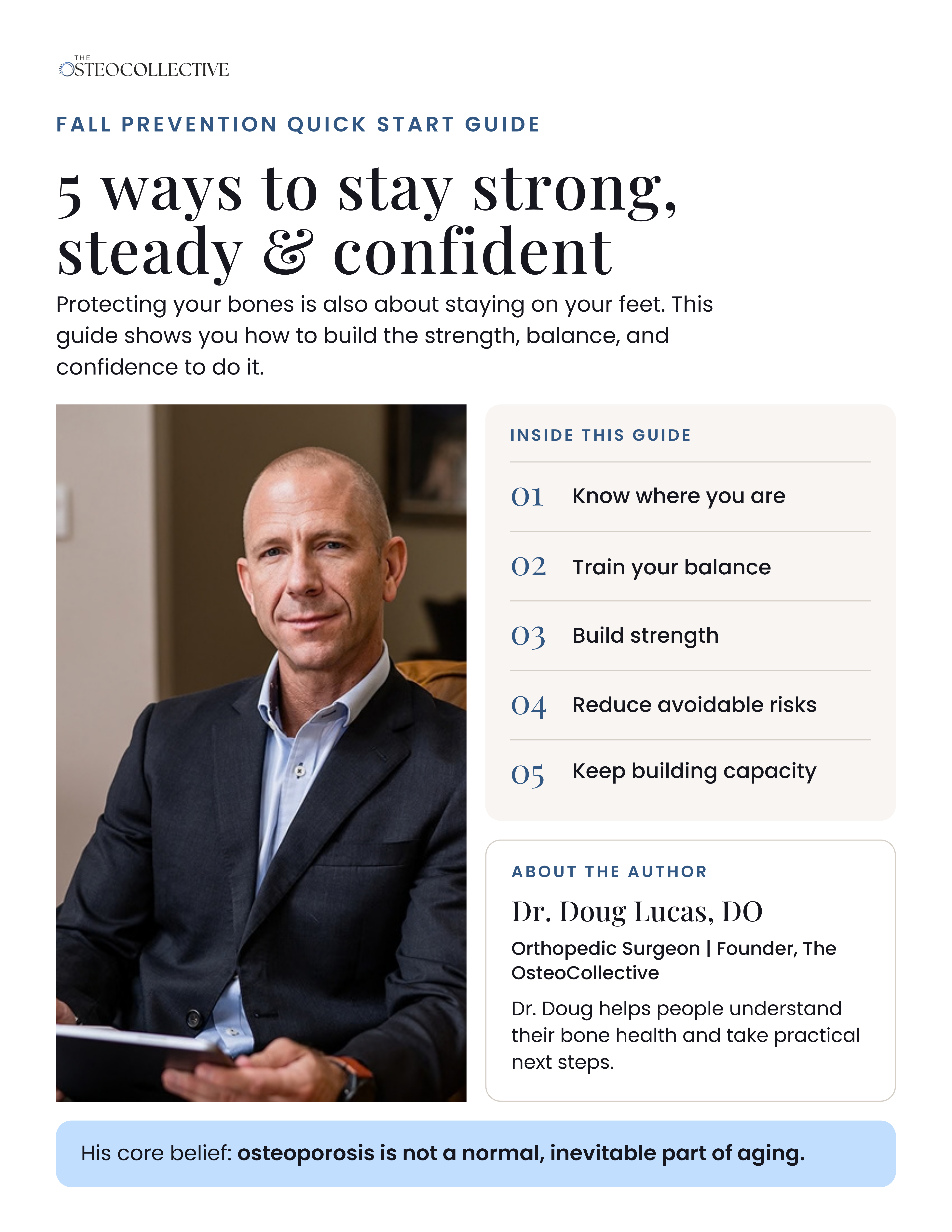 Fall Prevention Quick Start Guide