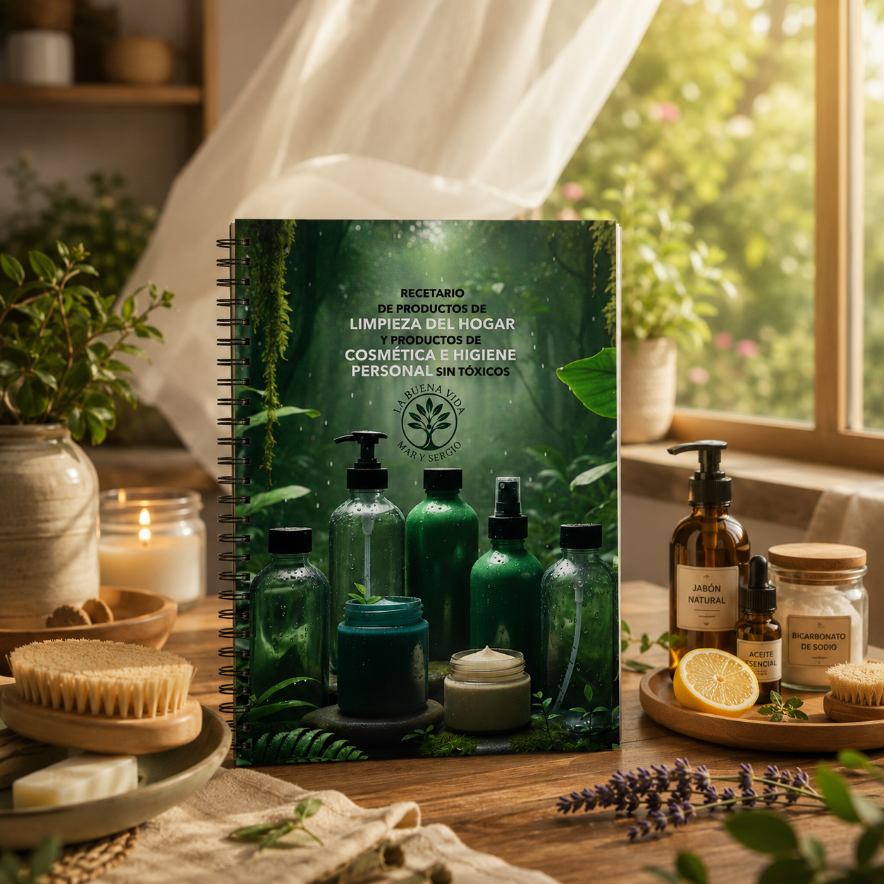 Recetario Definitivo de Cosmética Natural, Higiene Personal y Productos de Limpieza del Hogar sin tóxicos
