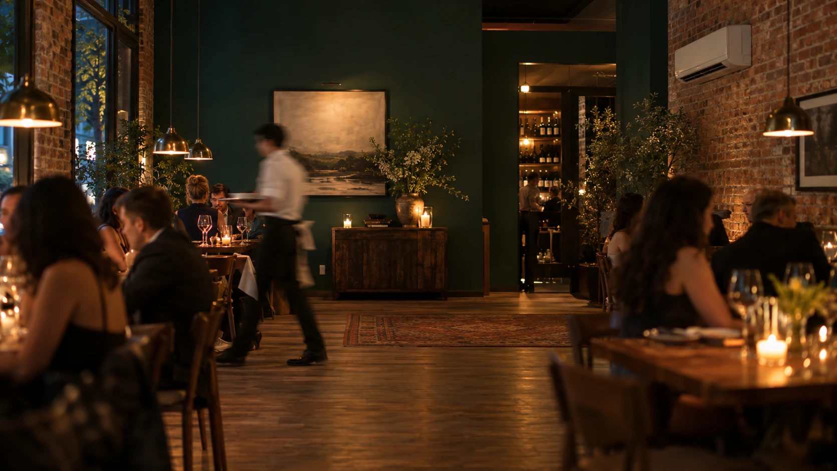 Klimatyzacja do restauracji, sala z klimatyzacją