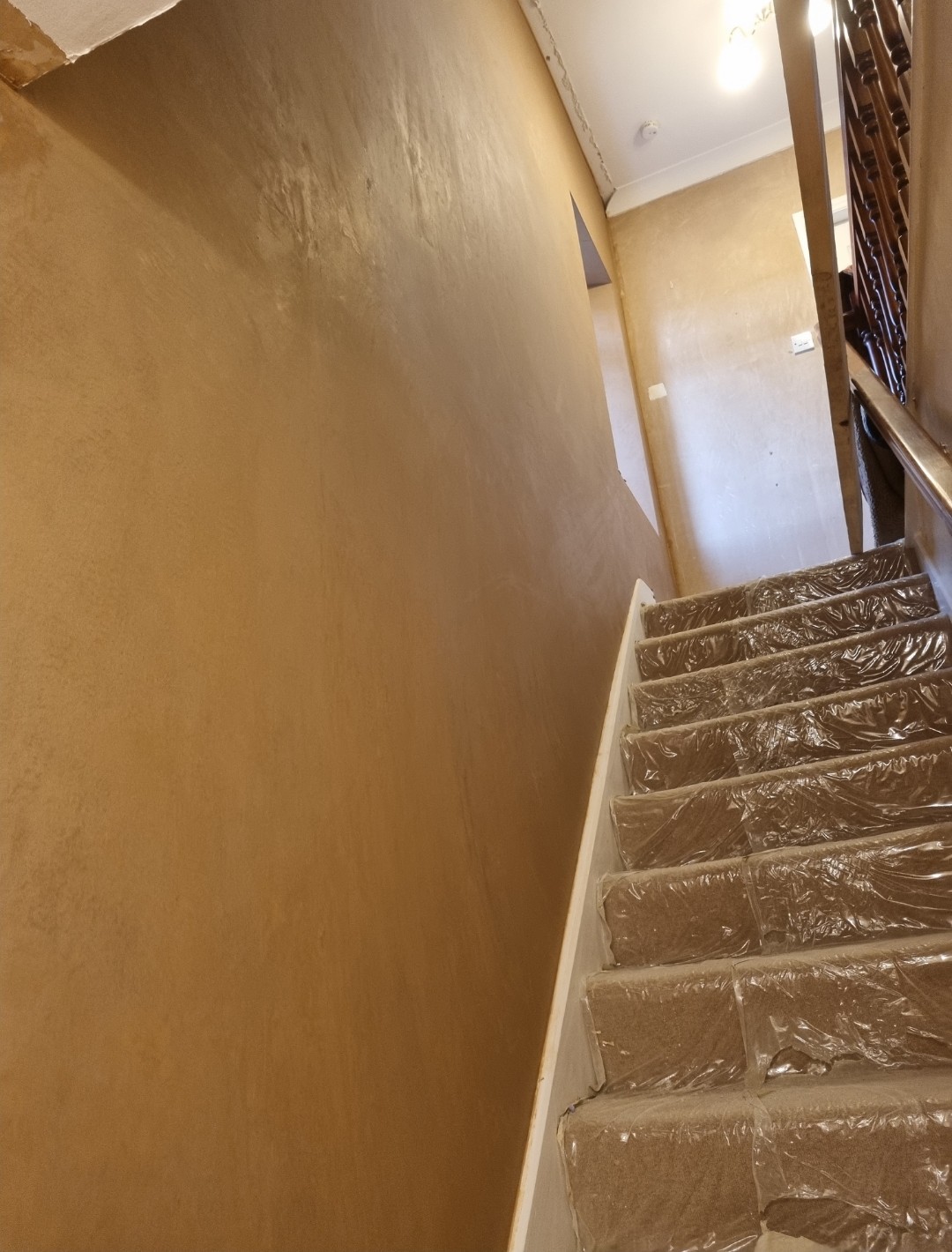 Completed plastering and skimming project in South Devon