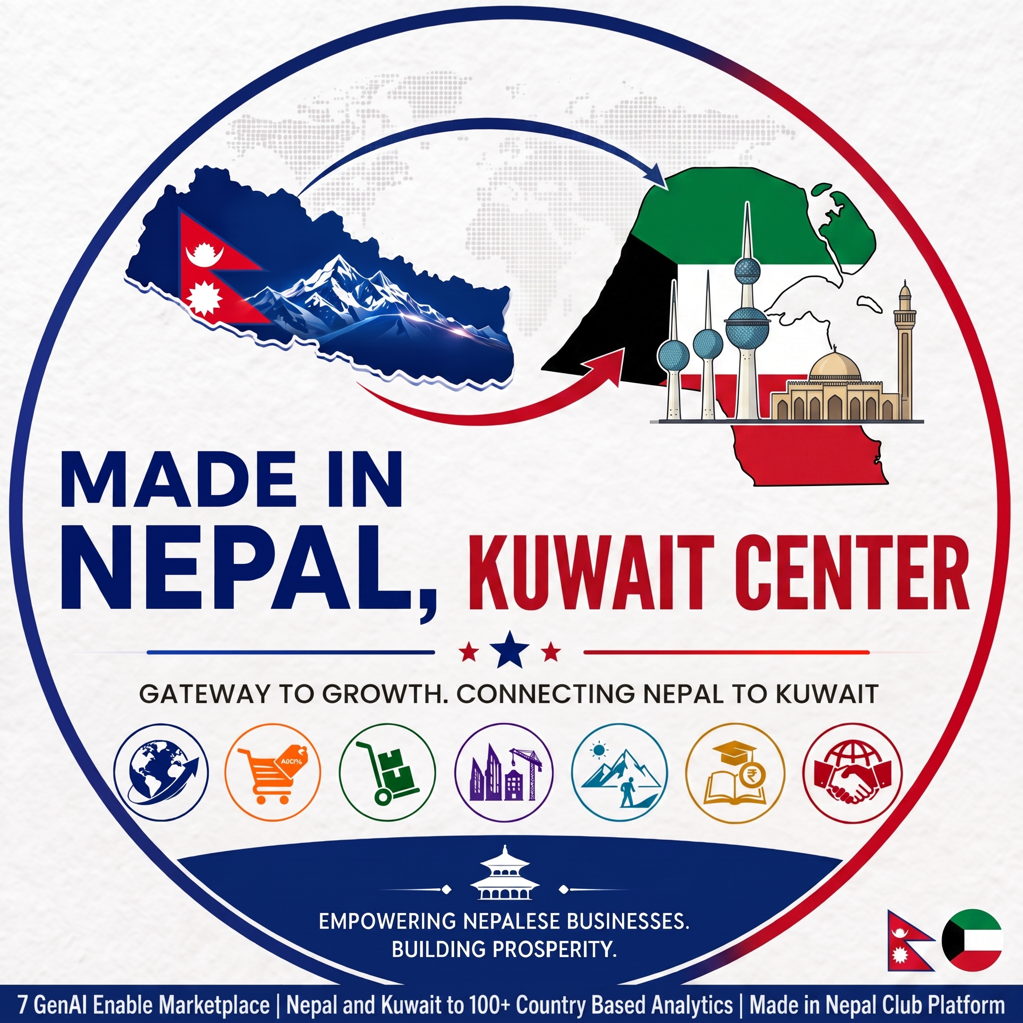 Made in Nepal Kuwait Logo