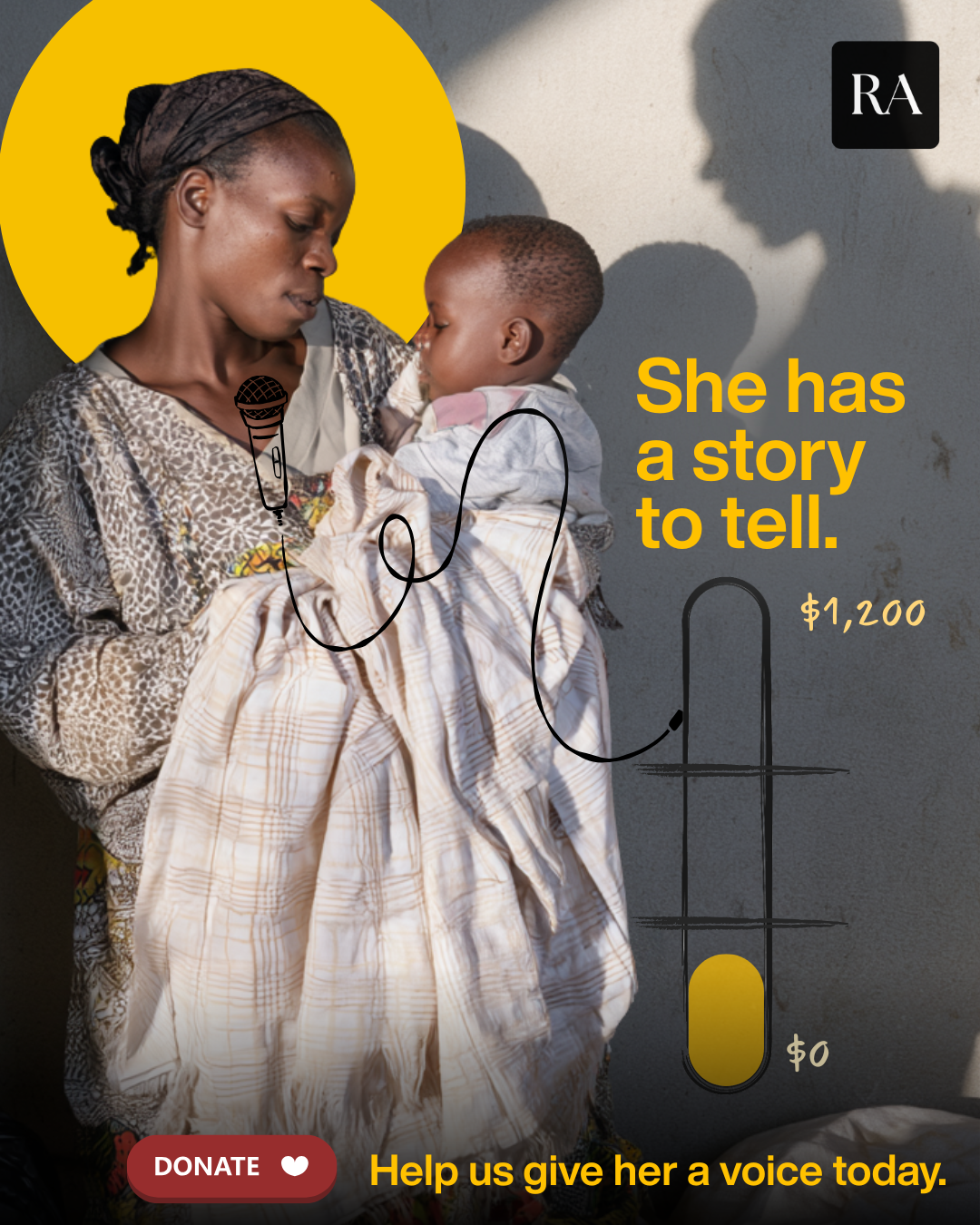 Mother and Child - She has a story to tell