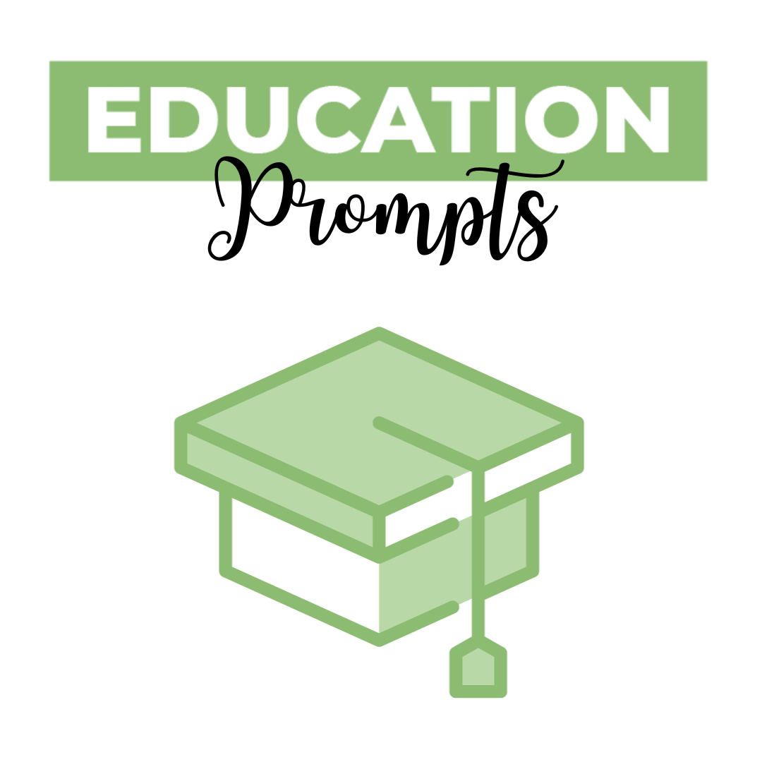 Education Prompts: icon of a graduation cap