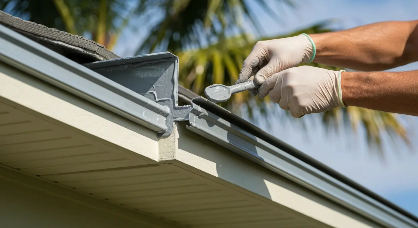 Gutter joint repair