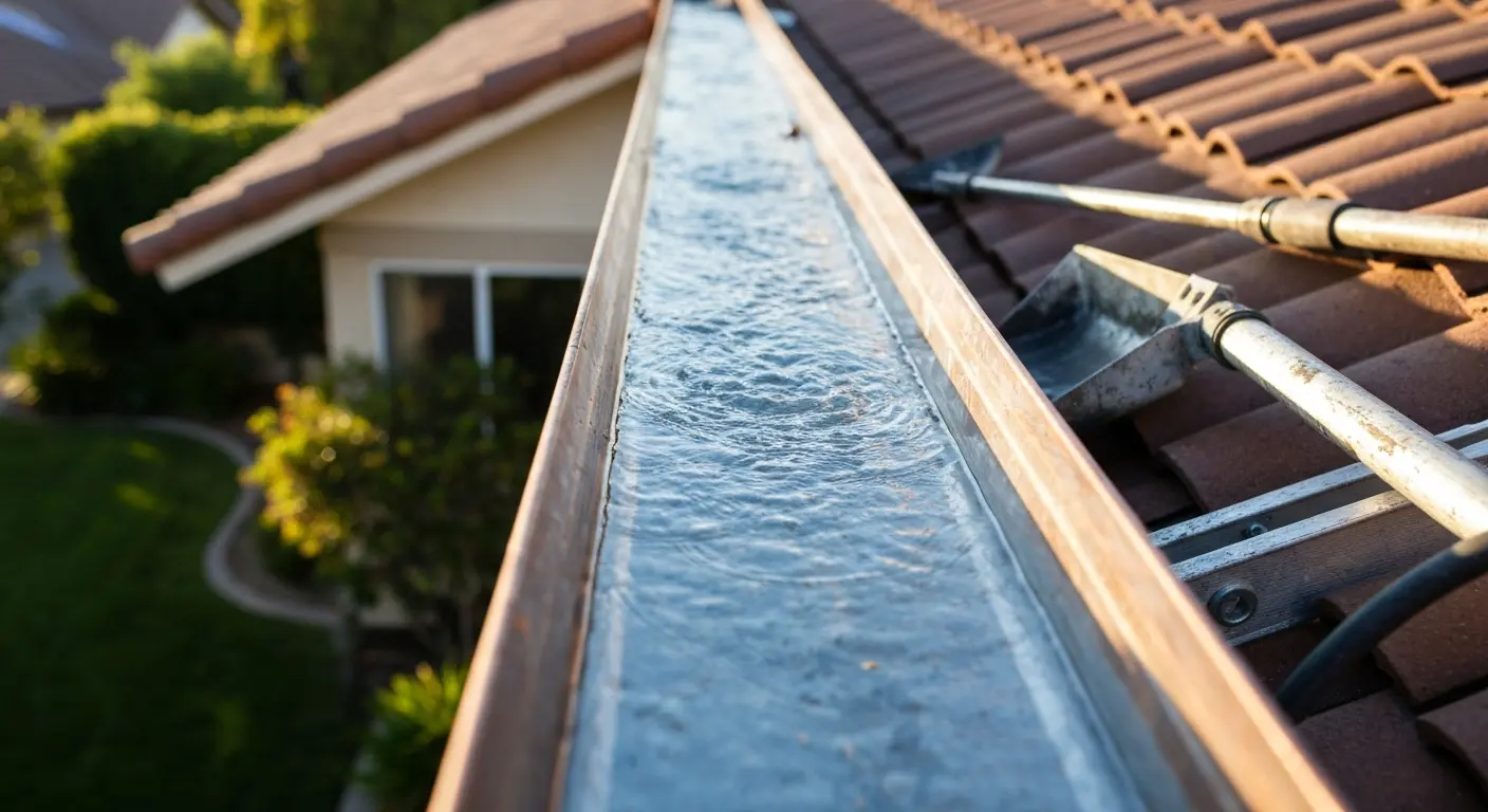 Gutter cleaning service