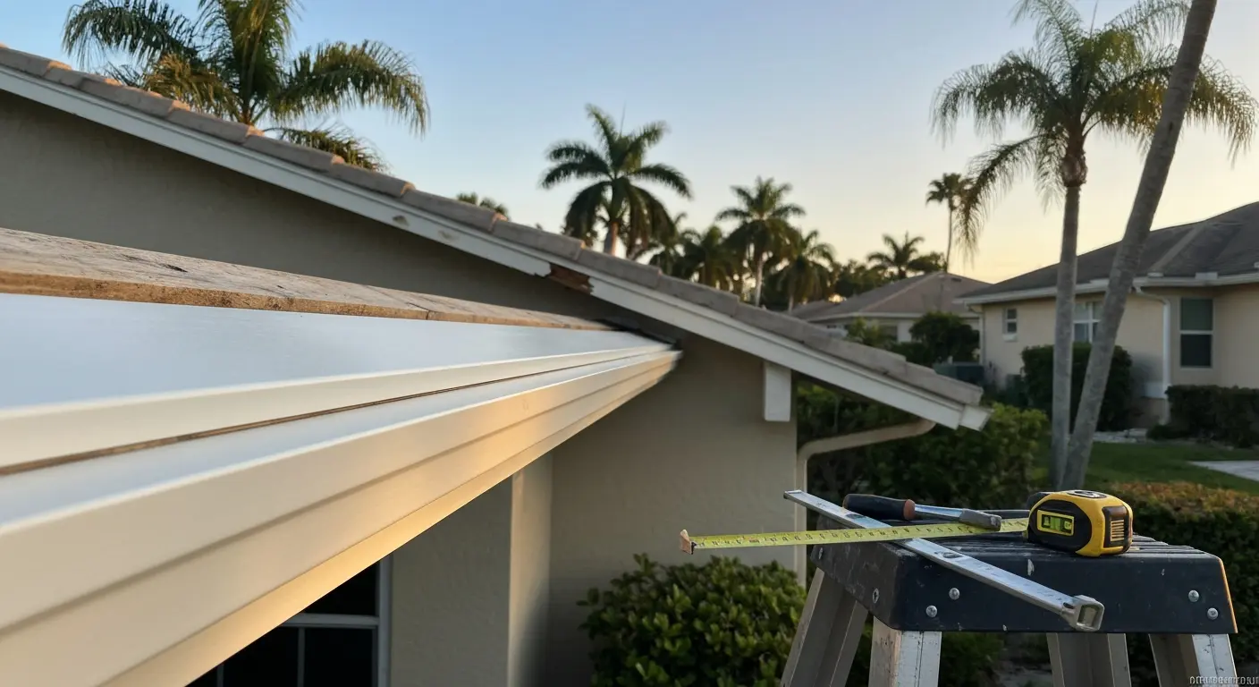 Fascia board repair project