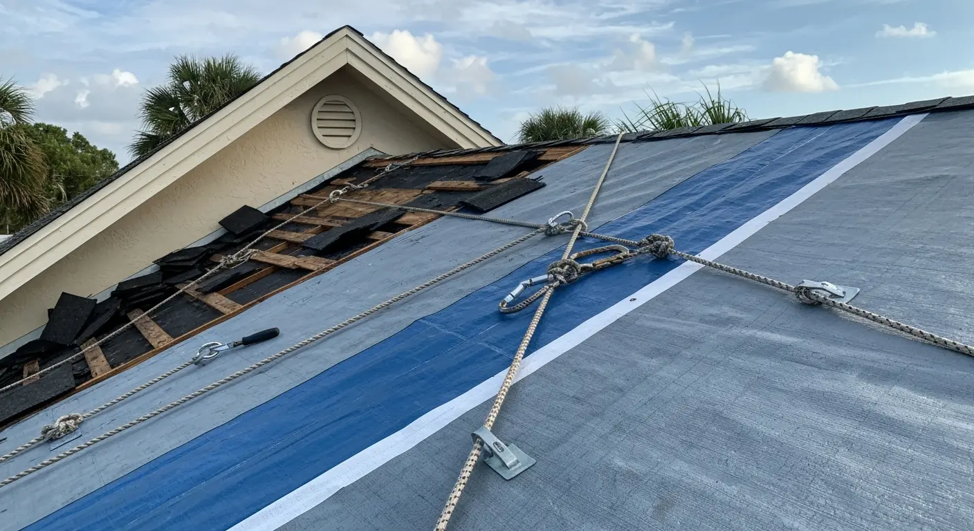 Emergency roof repair