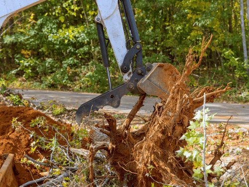 Landscape Material Removal in Van Buren County