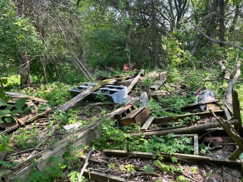 Landscape Material Removal in Van Buren County