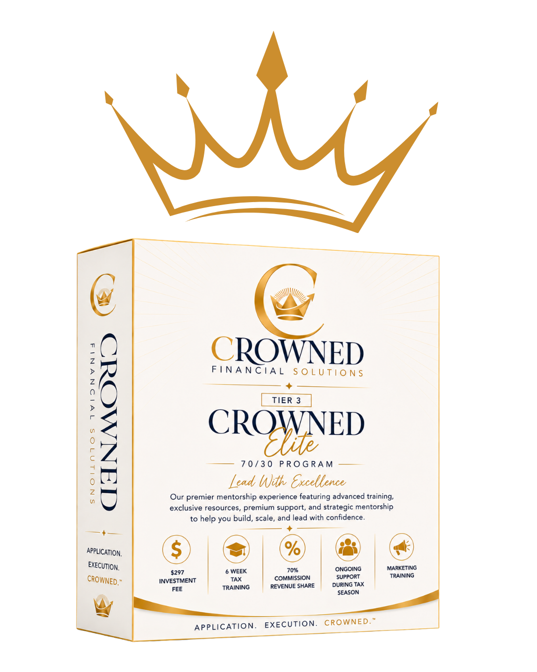 Crowned Elite program box