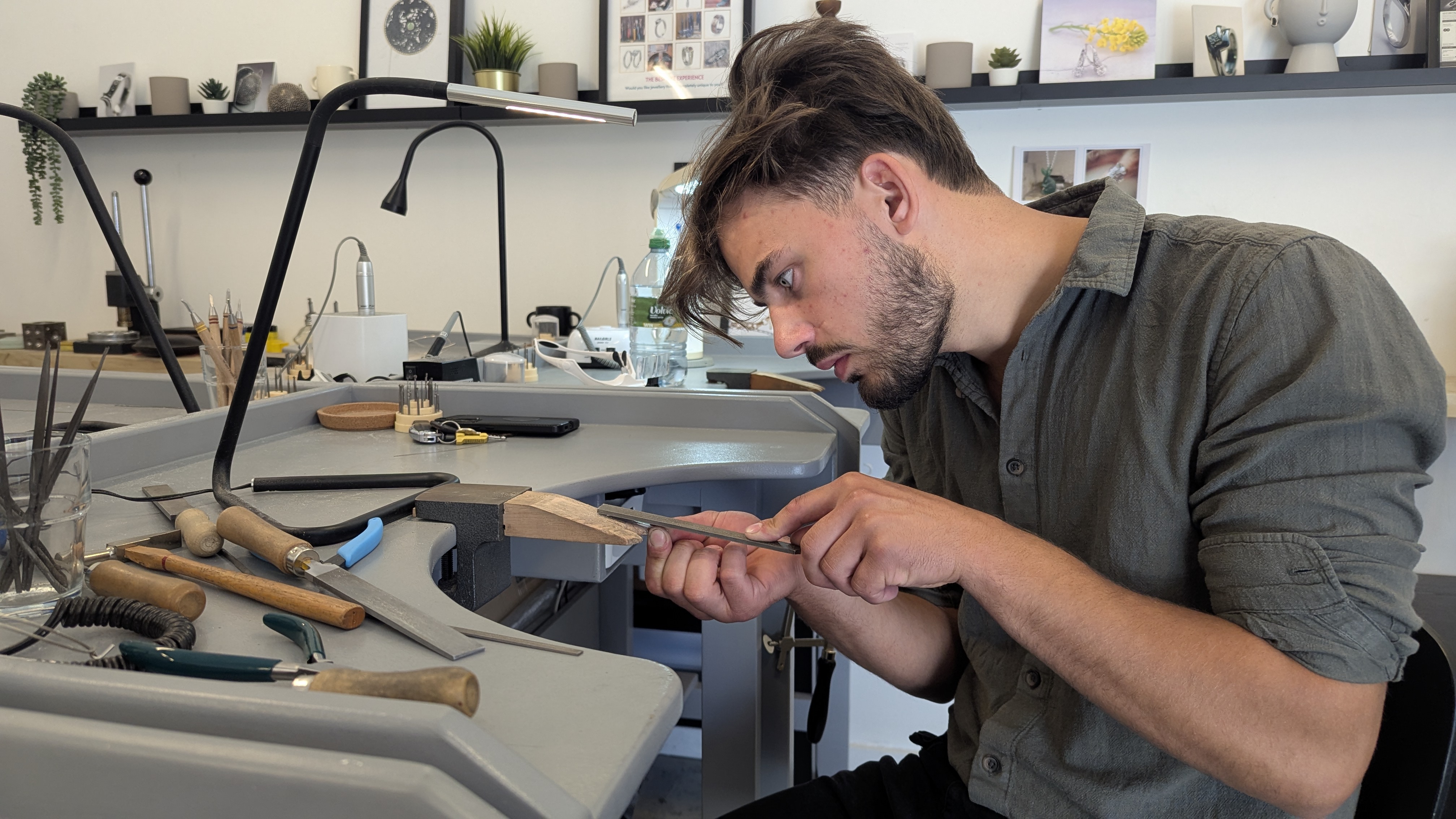 robert making his own engagment ring