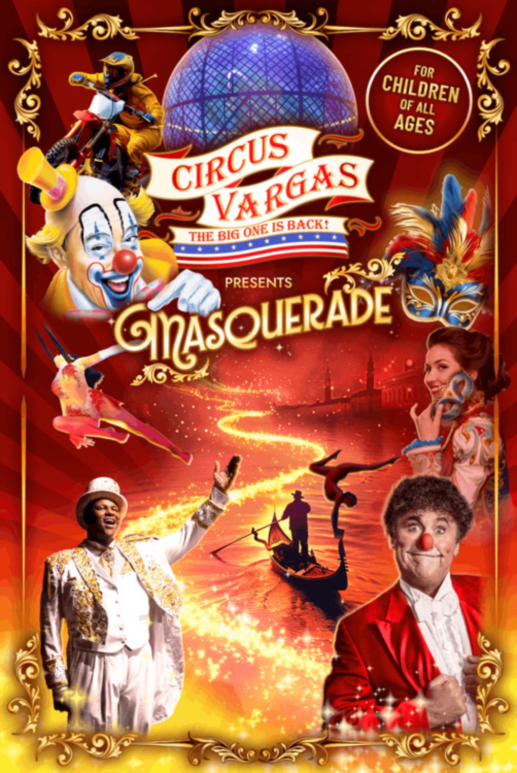 Official Circus Vargas Masquerade event artwork