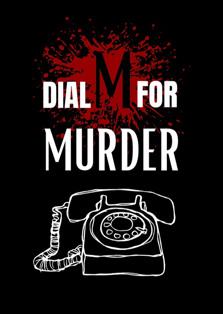 Official Dial M for Murder artwork from Canyon Theatre Guild