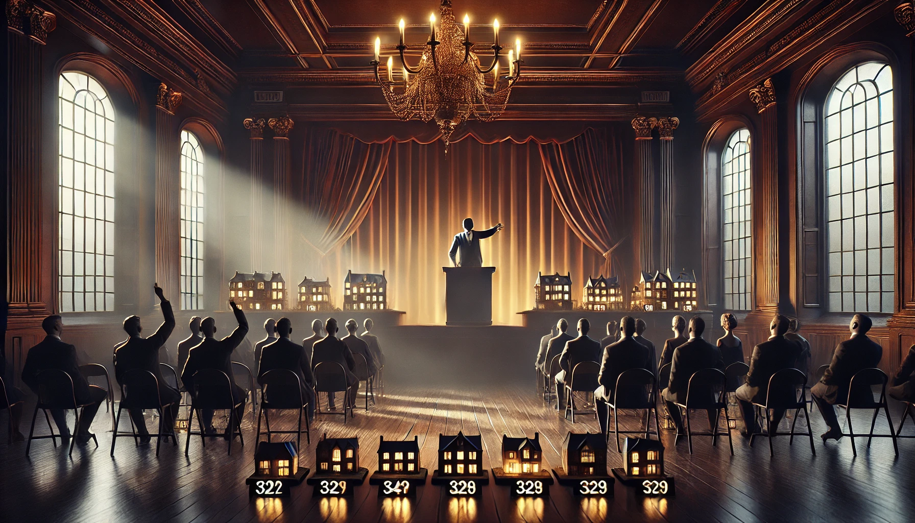 Mysterious property auctions bidding