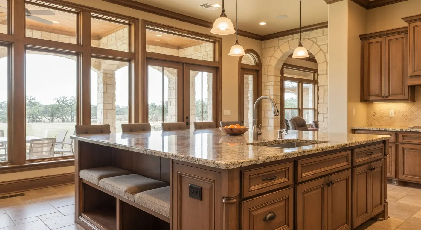 Kitchen island design