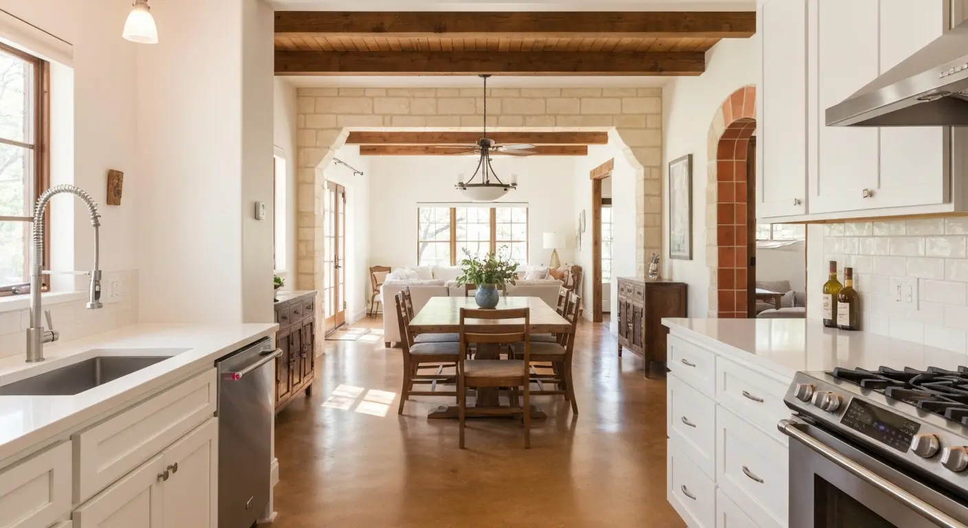 Open concept living room