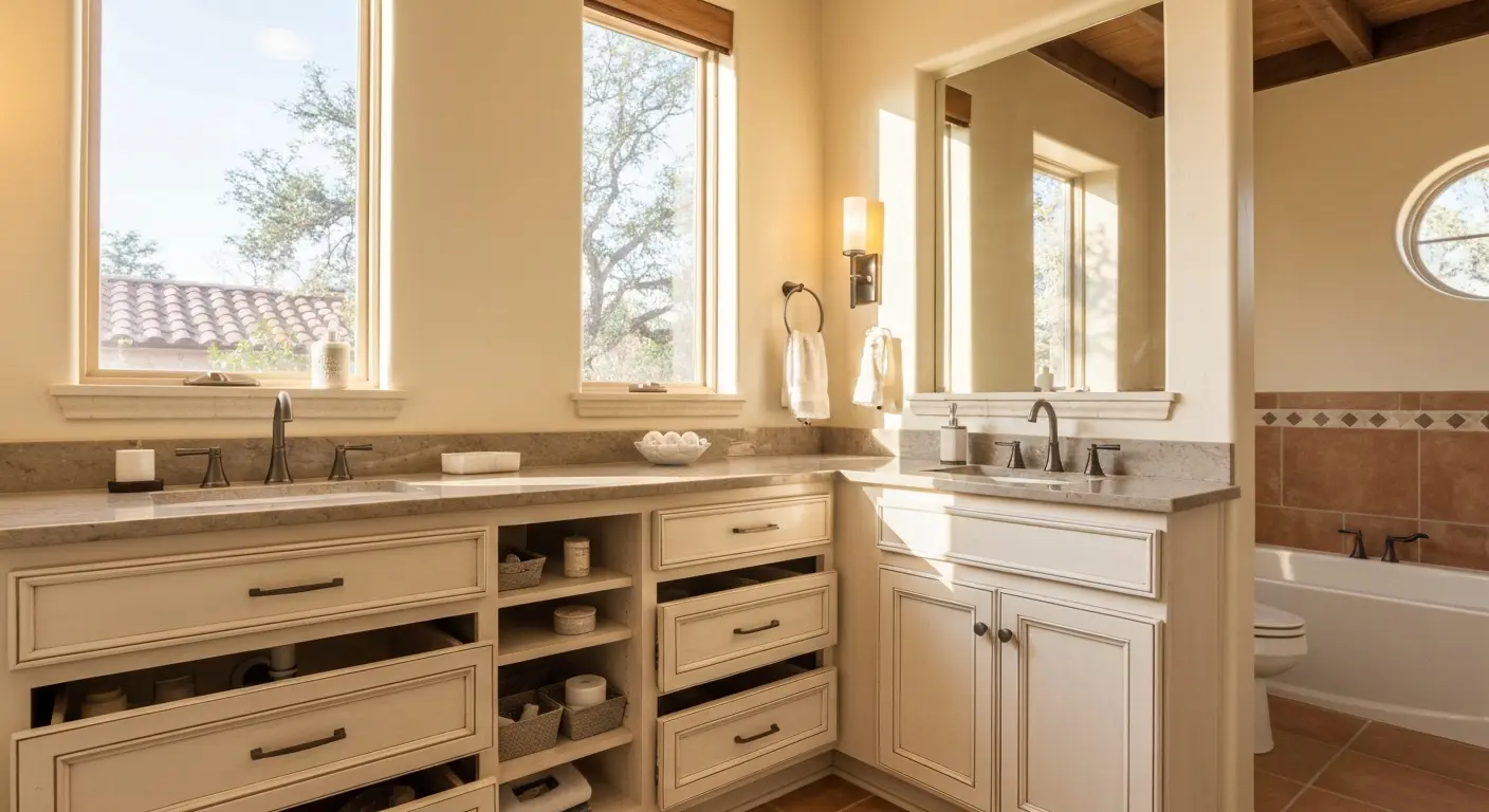 Vanity with storage