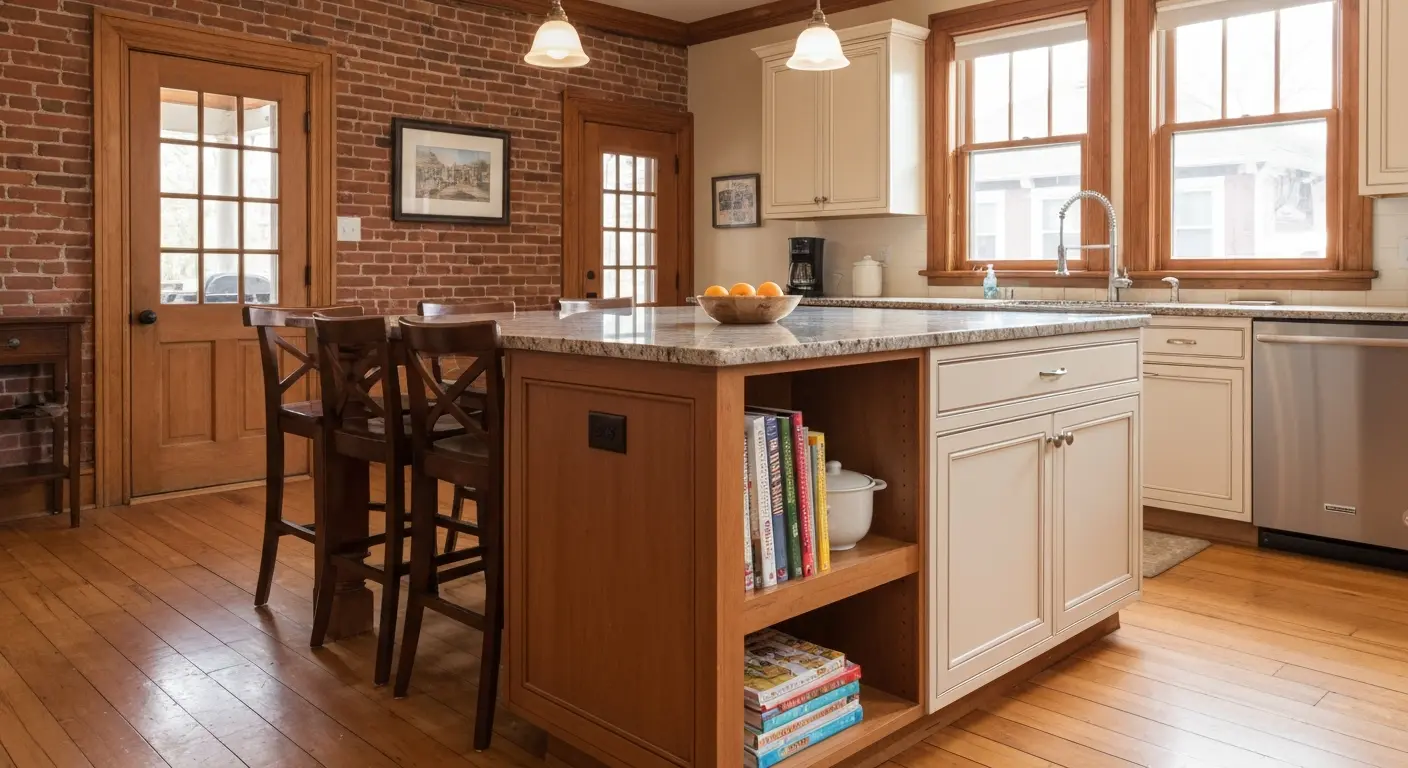 Kitchen island design and installation