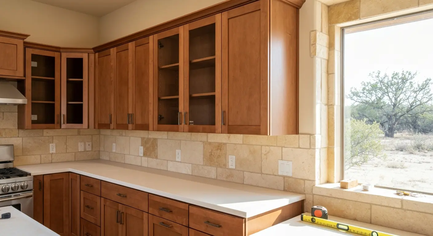 Full kitchen cabinet renovation