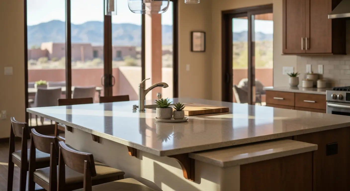 Kitchen island design installation Northeast Heights