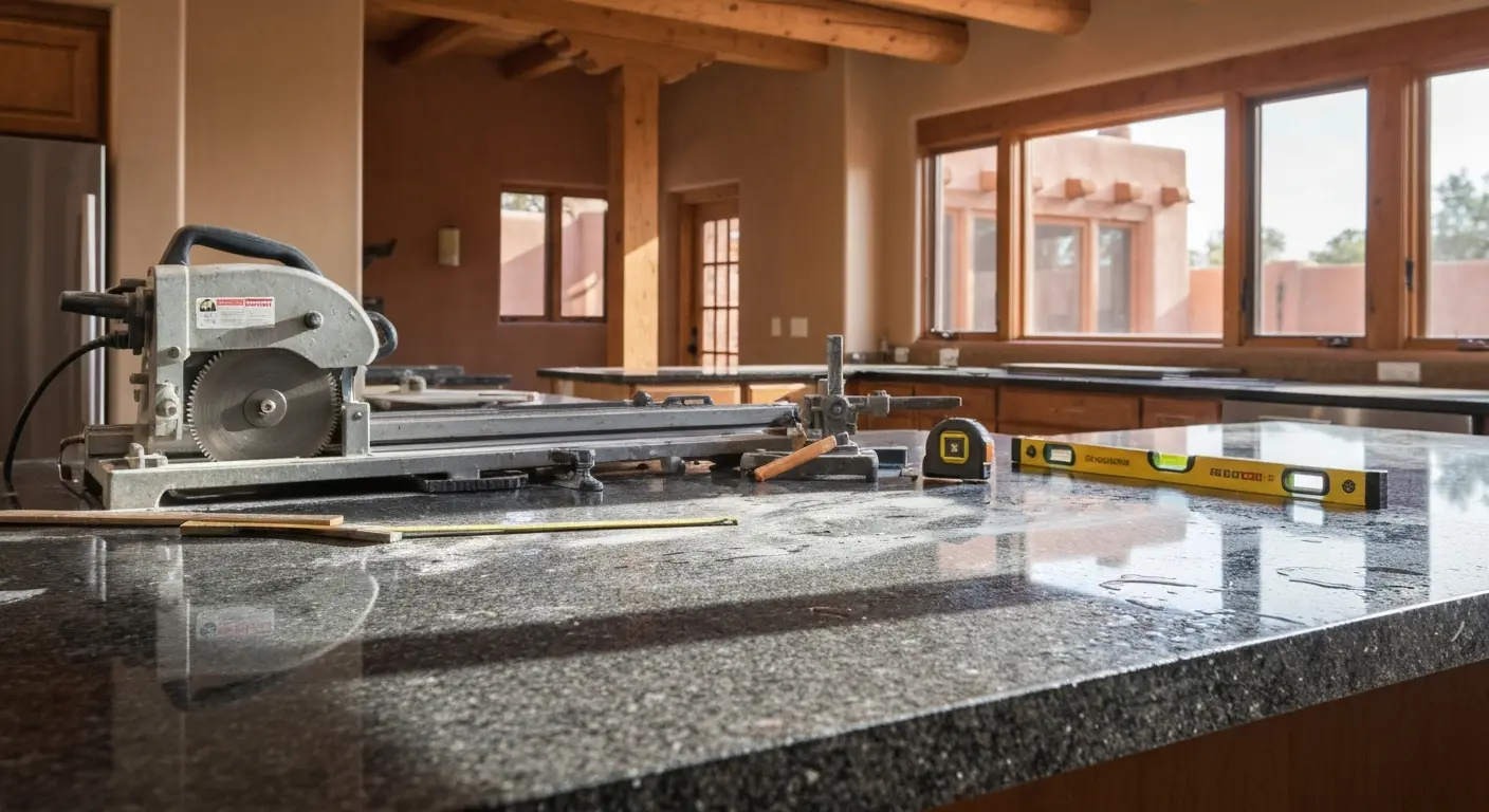Granite countertops installation
