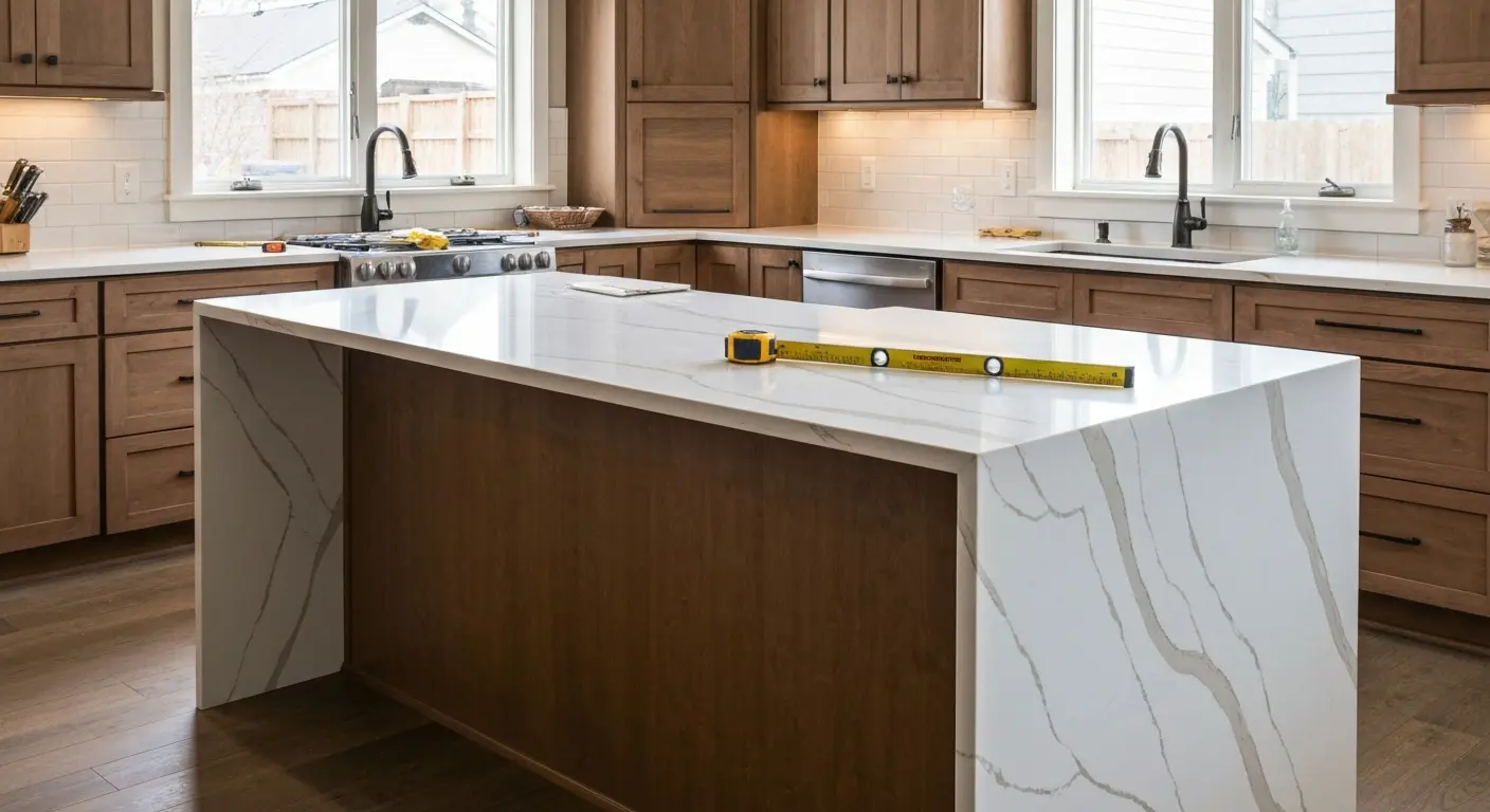 Kitchen island design and installation