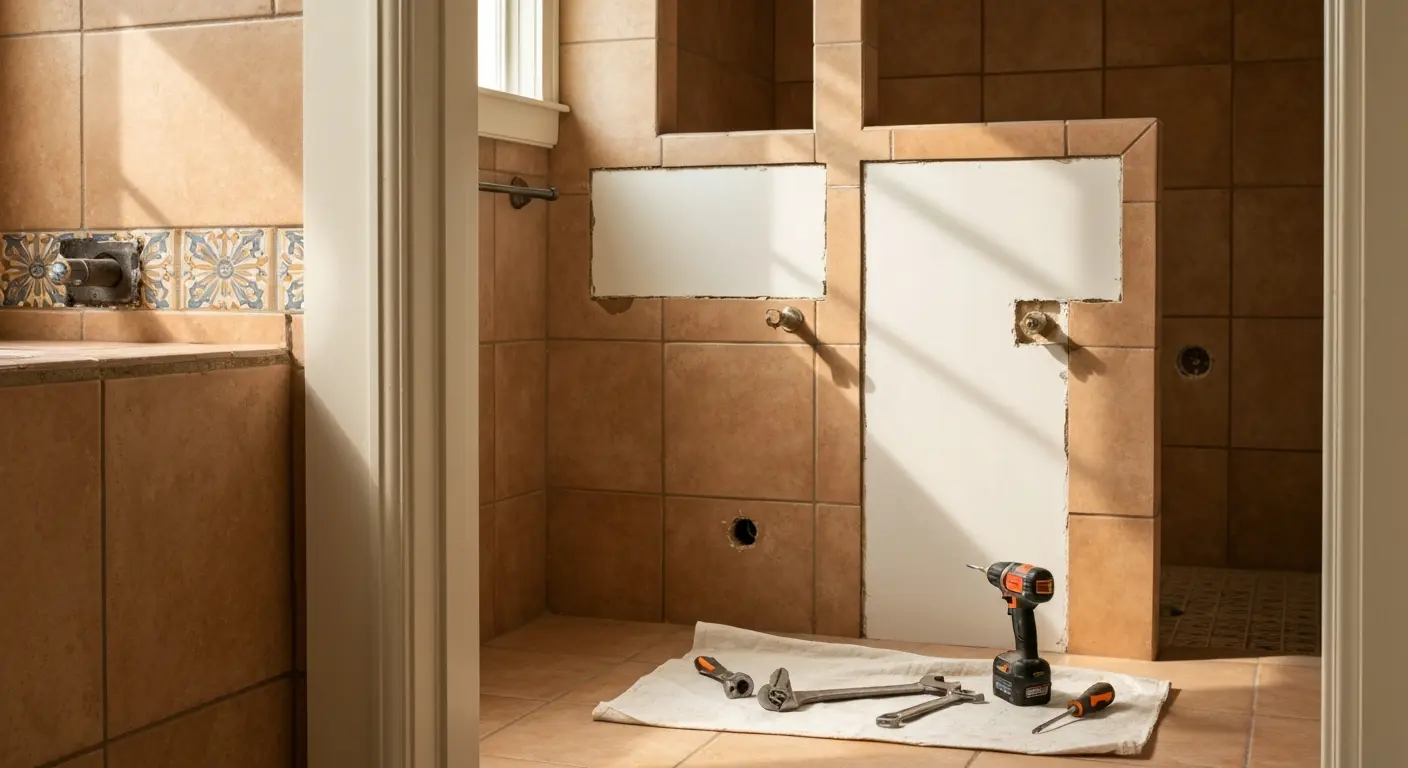 Selective bathroom fixture removal in San Antonio