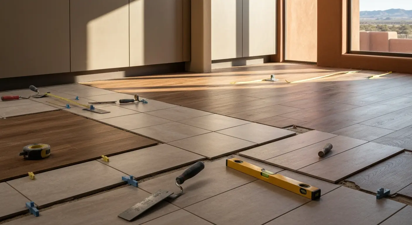 Kitchen flooring installation Northeast Heights