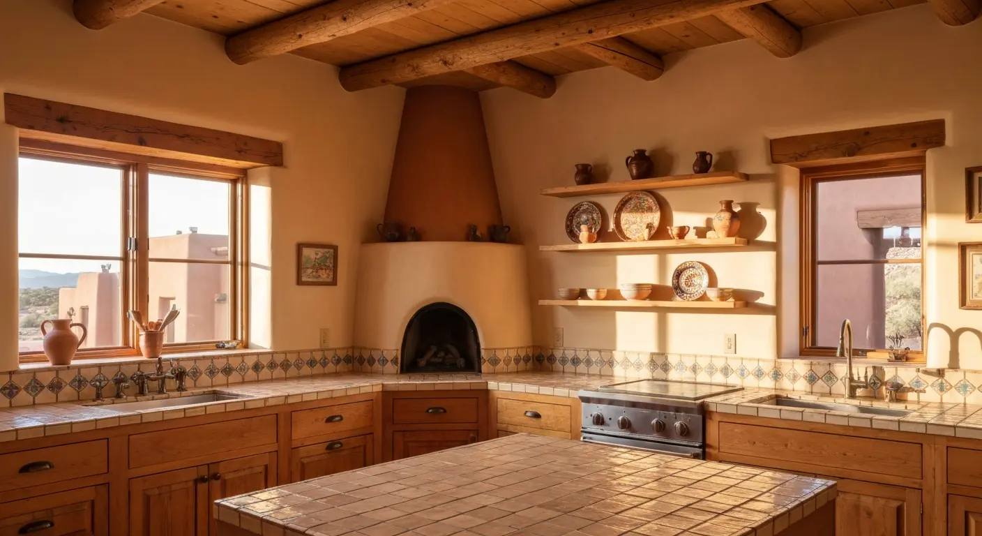 Pueblo Revival kitchen design