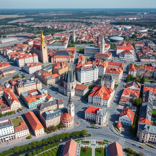 Tatabánya városkép — napelem telepítés helyszín